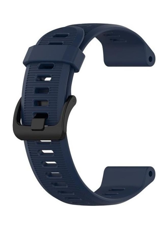 BGM Silicone Strap For Garmin Forerunner 945 Midnight Blue - Image 1