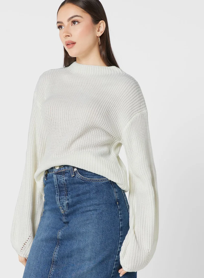 ELLA Trumpet Sleeve Sweater
