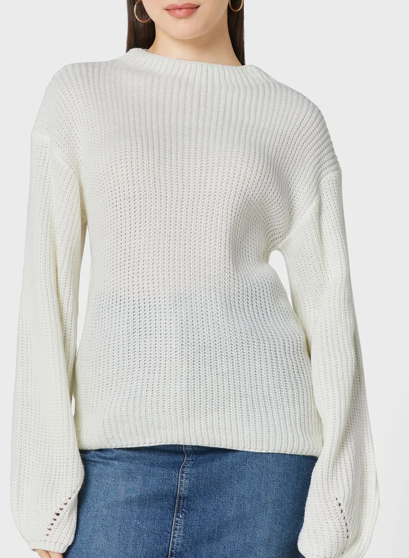ELLA Trumpet Sleeve Sweater