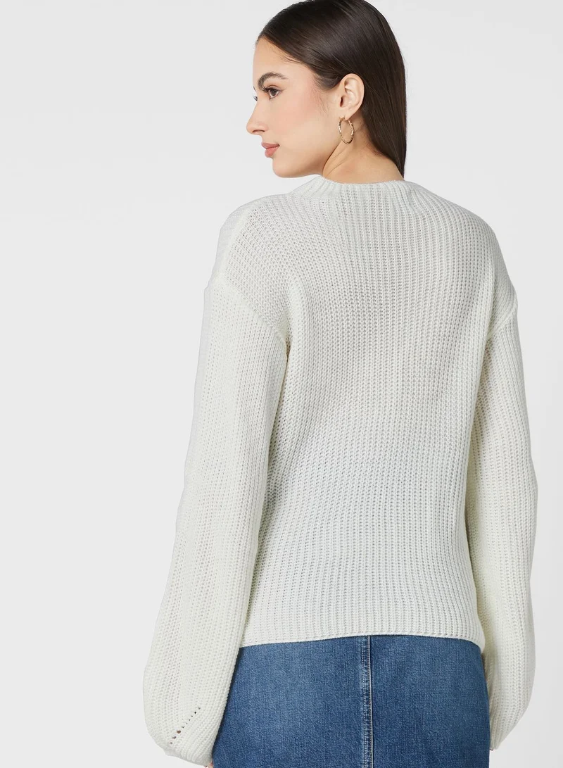 ELLA Trumpet Sleeve Sweater