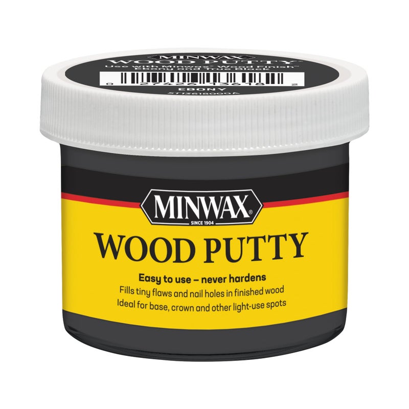 Minwax Wood Putty, Ebony, 3.75 oz. - Image 1