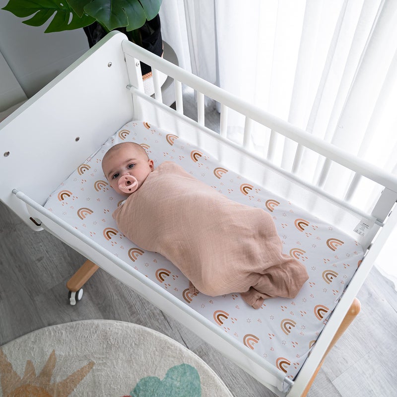 Comfy Cubs Muslin Swaddle Blankets Neutral Receiving Blanket Swaddling, Wrap for Boys and Girls, Baby Essentials, Registry & Gift (Cream, Blush, Bold Blush, Mauve) - Image 2