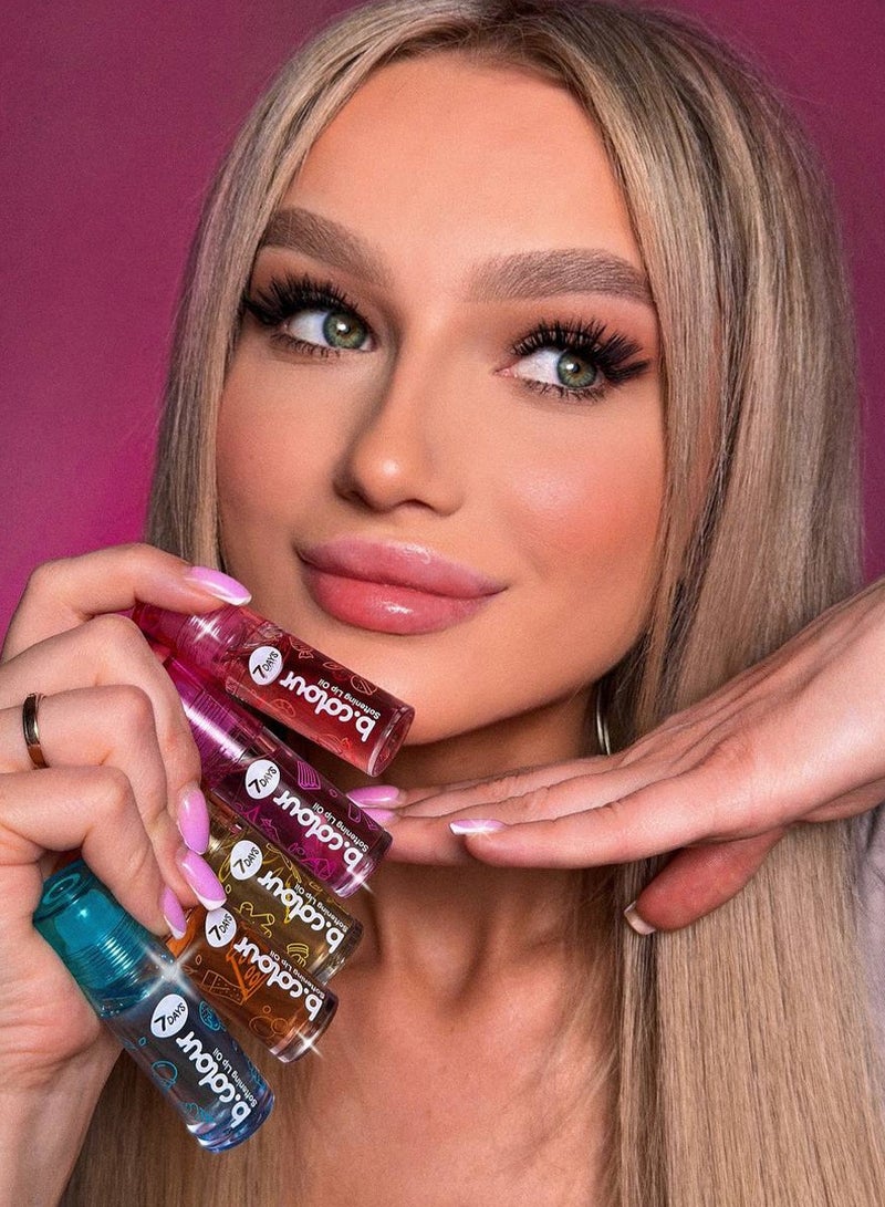 7DAYS B.COLOUR Softening lip oil / 03 Candy Mania, 4 ml - Image 2