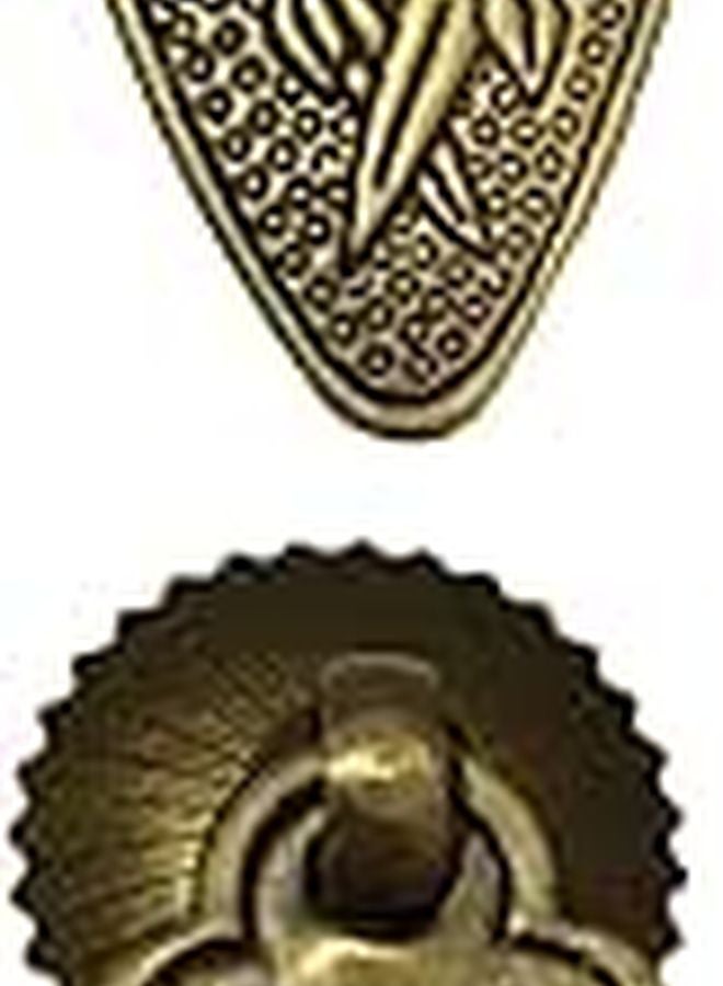 Antique Bronze Jewelry Box Handles Vintage Wooden Drawer Knobs 2 Pack - Image 1