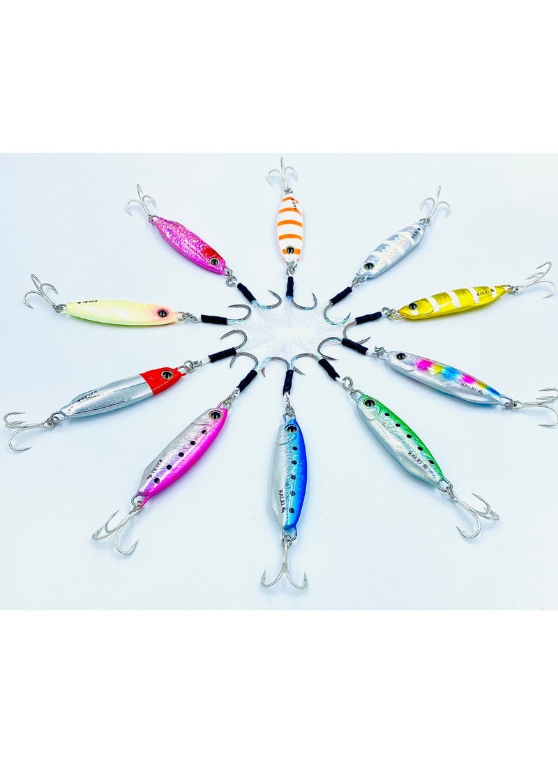 Oakura Kaiju Silver Zebra Jig - 40g Weights, Extra Sharp BKK Hook, 10 Mesmerizing Colors - Lightweight Gear for Epic Fishing Adventures - pzsku/Z1C33427F599BFA311F56Z/45/_/1715249865/5eadad92-a9ca-4d88-ad1f-be55002f3fbe