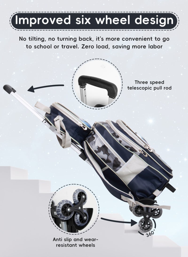 URbazaar Children School Bag Student Backpack with Reflective Strip Design & Padded Adjustable Shoulder Strap Large volume Waterproof Bookbag and for 3-10 Year Boys Girls Elementary Kindergarten(Football) - Image 4