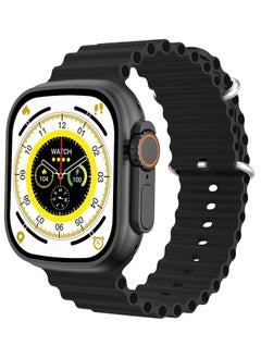 X8+ Ultra Smart Watch Bluetooth NFC Wireless Charging - Black