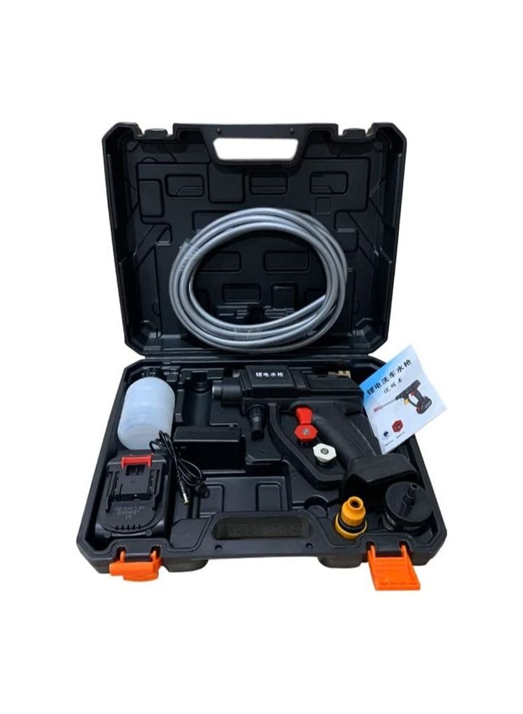 Portable Professional car wash water gun wireless 30000mAh jet foam washing Washer High Pressure Machine - Image 5