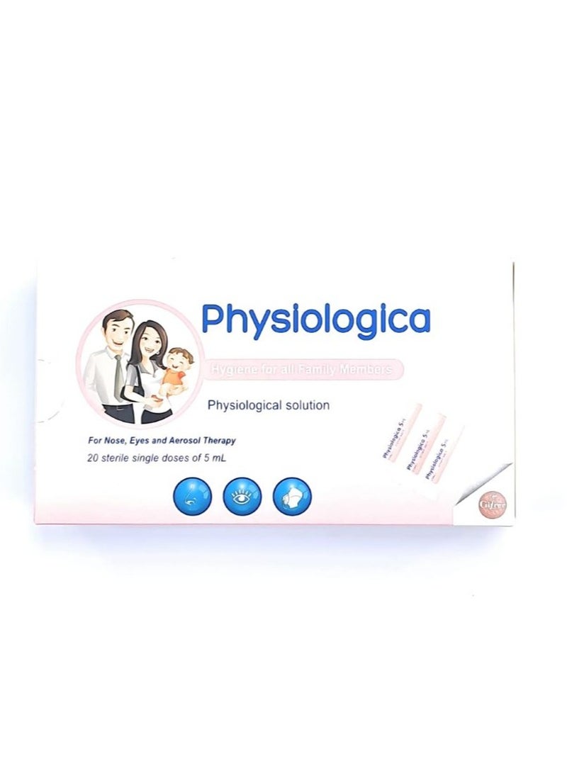 Physiologica Nasal & Ophthalmic Solution 5ml Doses 20's