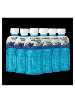 Pack of 6 Blackcurrant Juice 320ml  - with Real Fruit Nata De Coco Chunks