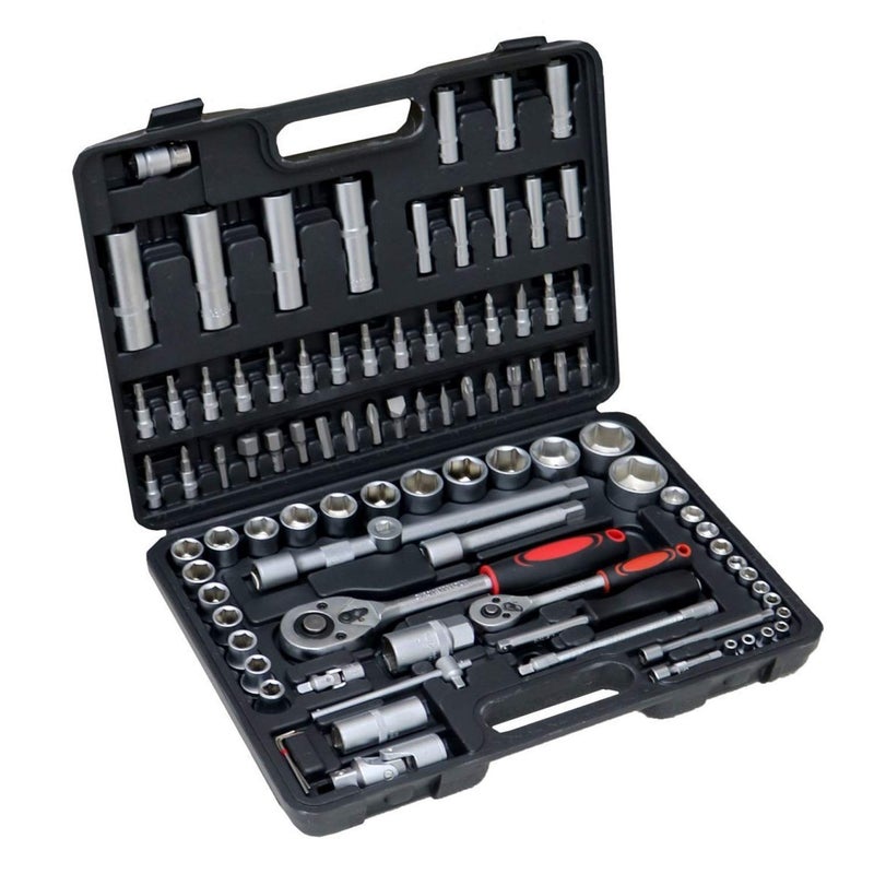 SNE 94 In 1 Tool Kit Ratchet Sets 1/2" 1/4" Socket Set Wrenches Screwdriver Tool kit spanners - Image 5