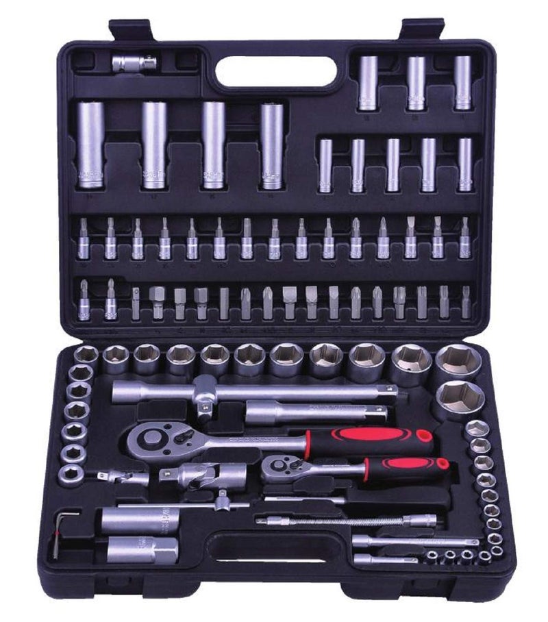 SNE 94 In 1 Tool Kit Ratchet Sets 1/2" 1/4" Socket Set Wrenches Screwdriver Tool kit spanners - Image 4