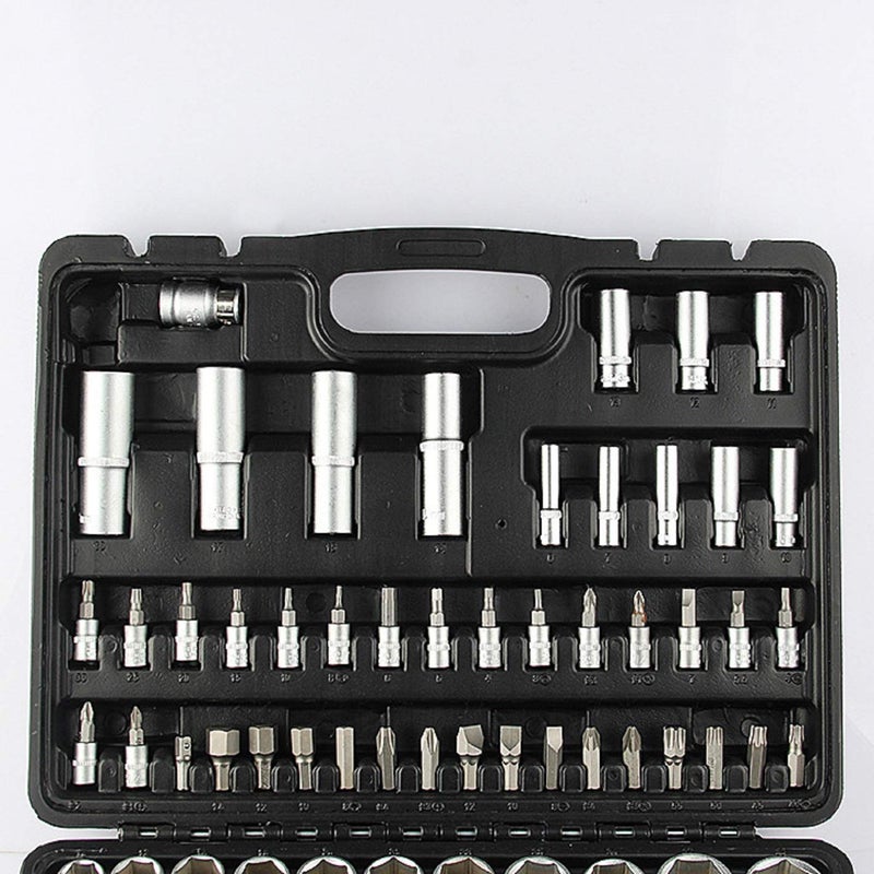 SNE 94 In 1 Tool Kit Ratchet Sets 1/2" 1/4" Socket Set Wrenches Screwdriver Tool kit spanners - Image 2