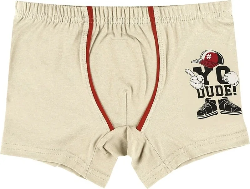 دونيلا 10 Pcs Colored Dude Printed Boy's Boxer - 757004