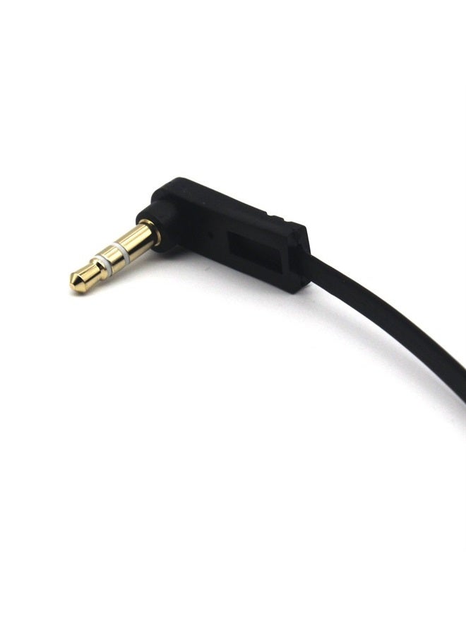 Kework 3.5mm Audio Cable, 2-Pack 15cm 1/8" 3.5mm TRS Male to TRS Male Stereo Jack Audio Cable AUX Cord for Headphone, Car Stereo, Home Stereo and More (Double Angle) - Image 2