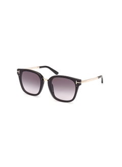 TOM FORD Women's Square Shape  Sunglasses FT101401B68 Lens Size: 68 Millimeter - Shiny Pale Gold  - Image 1
