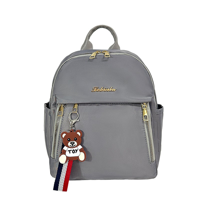 2024 Trendy Womens Backpack Large Capacity Grey 
