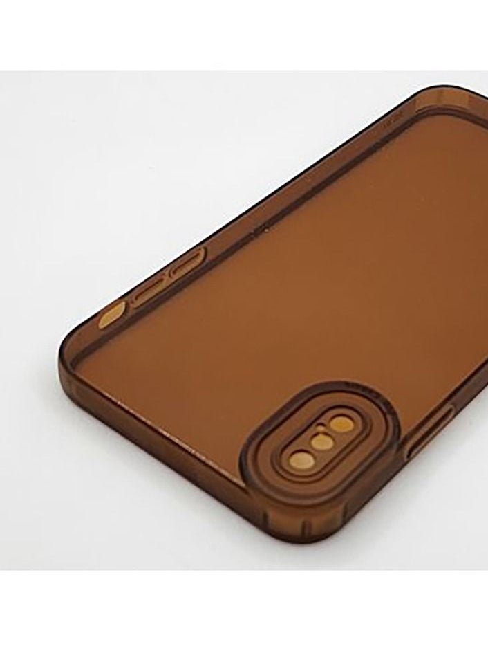 Generic - Slim Silicone IPhone Xs Max Case Ultimate Protection - Brown - Image 1