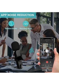 Phone Planet Wireless Lavalier Microphone Compatible for iPhone Mic for Recording TikTok YouTube Live Stream  - Image 2