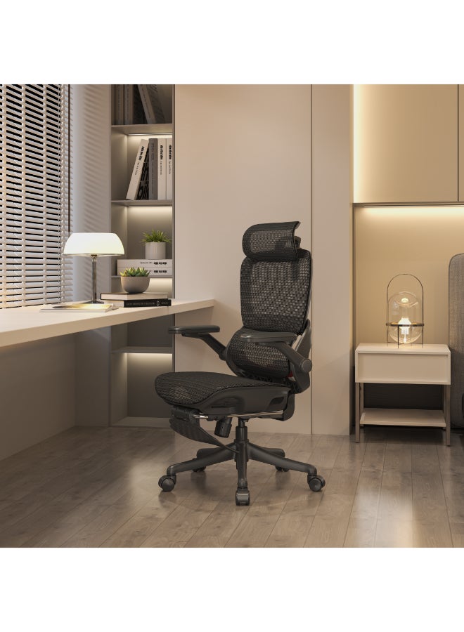 SIHOO B100-pro-101-JT Ergonomic Office Chair With Footrest Use for Home / Office / Gaming - Image 3
