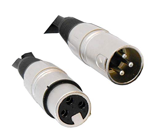 AUDIO 2000'S Audio2000'S ADC2037X4 Four-Pack 3-Foot XLR Male to XLR Female Balanced Microphone/Patch/Stage/Audio/Recording Cables (Total Four 3-Foot Cables) - Image 4
