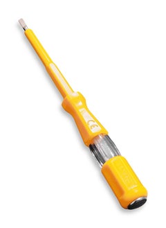 ABC Electrical testing screwdriver with built-in indicator light 500V that automatically lights up when an electric current is detected, made of plastic for high-quality insulation, sharp flat head suitable for simple screwing and tightening, as well as testing function  - Image 1