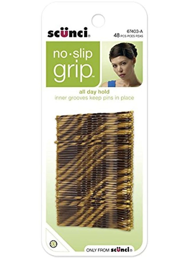 Scunci No-Slip Grip Bobby Pins, 48 ct. - Image 1