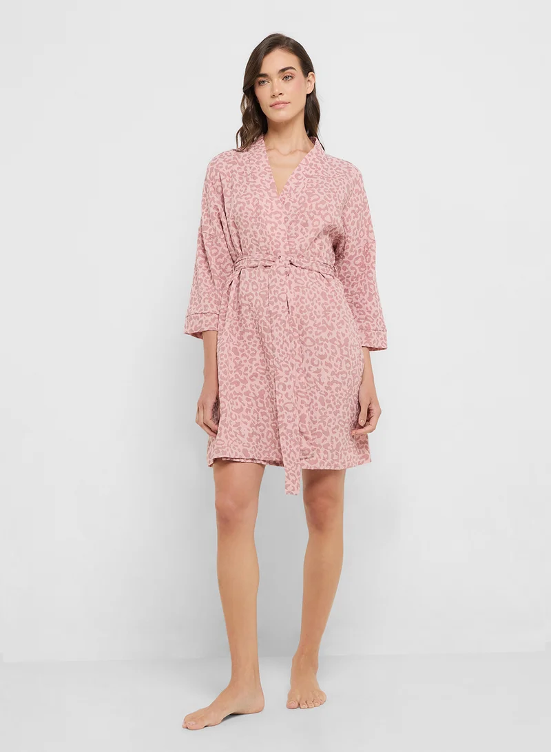 ايلا Printed Night Robe