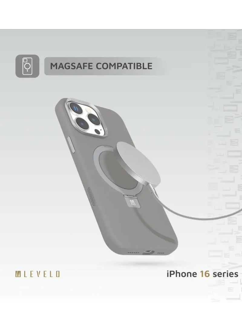 ليفيلو غطاء سيليكون Levelo Iris Pro Magsafe Liquide لهاتف iPhone 16 Pro Max / Pro - Image 2