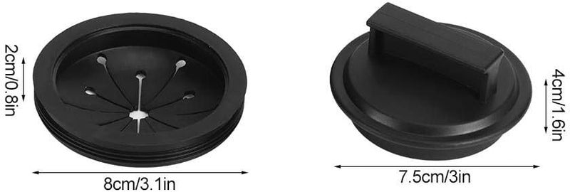 3 inch Garbage Disposal Splash Guards and Kitchen Sink Stopper Universal Rubber Food Waste Disposer in Sink Erator Garbage Disposal Splash Guard and Drain Plug for Waste King Whirlaway - Image 2