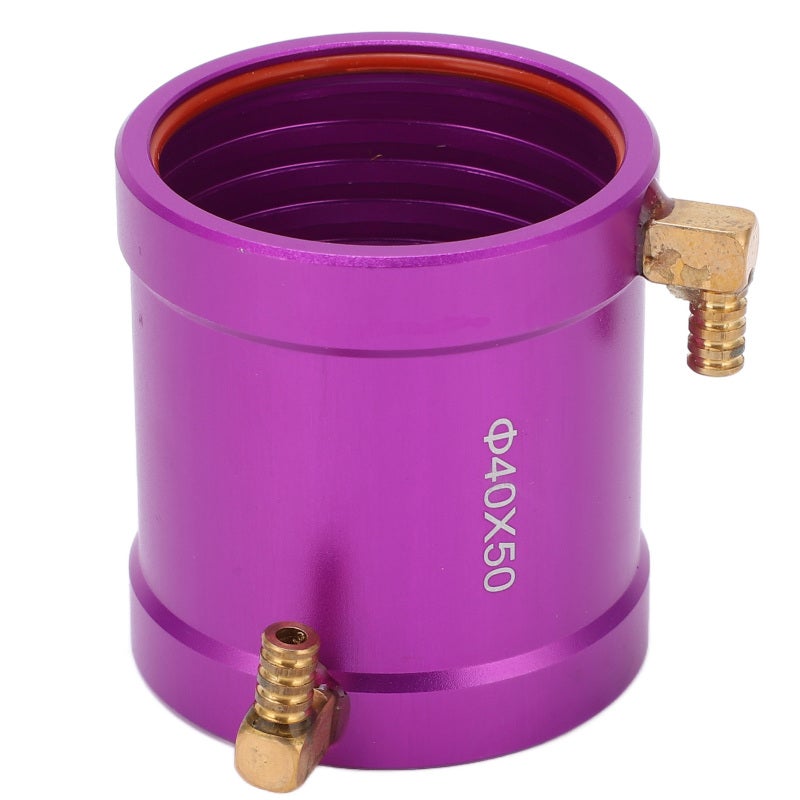 Motor Water Cooling Jacket: 40mm Aluminum Alloy - Copper Pipe Enhanced Heat Dissipation, Easy Installation Rc Boat Cooling for Remote Control Hobby Boats - Image 1