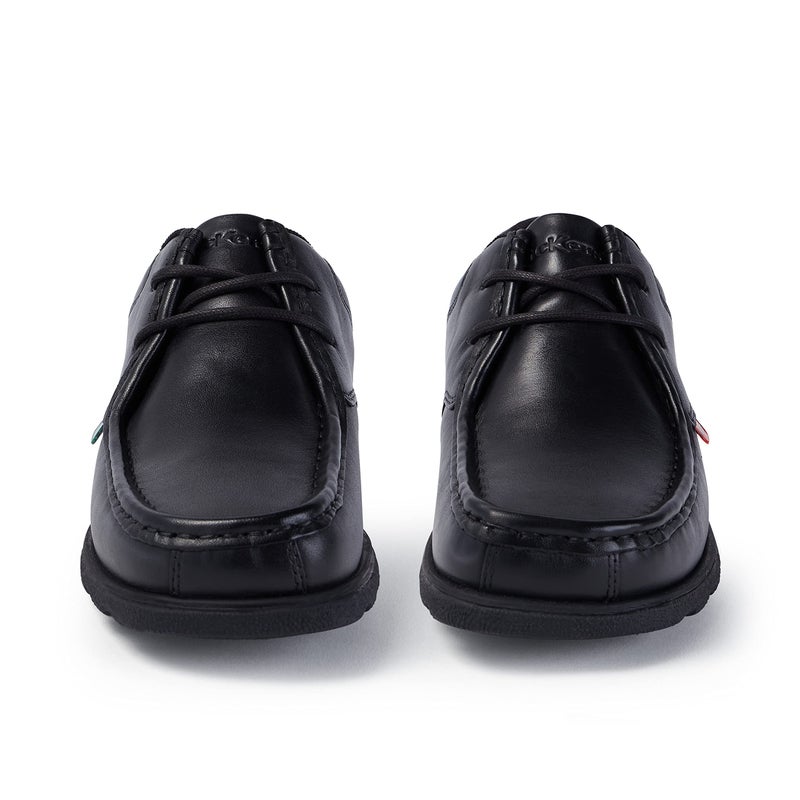 kickers حذاء كيكيرز فراجما للرجال من الجلد الأسود - مقاس 8 المملكة المتحدة - أسود - Image 2