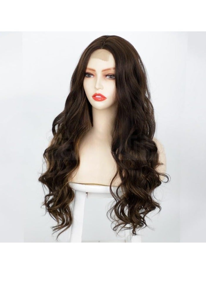 إستيل شعر مستعار صغير بدانتيل أمامي للنساء طويل وقصير مجعد (مموج، اللون رقم CX258) - Image 2