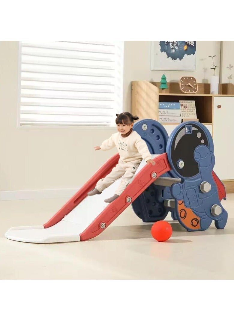 شريحة أطفال صغار للأطفال من عمر 2 3 3 4 4 5 6 6 7 8 8 9 ， شريحة أطفال صغيرة ورف كرات للأطفال في الهواء الطلق داخلي من 3-10 سنوات ， شريحة أطفال منزلية للأولاد والبنات （E3） - Image 1