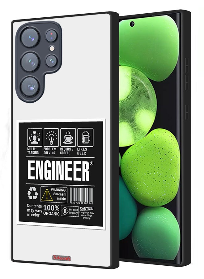 Tolwak Samsung Galaxy S22 Ultra 5G Protective Case Cover Engineer Sticker - Image 1