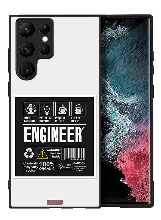 Tolwak Samsung Galaxy S22 Ultra 5G Protective Case Cover Engineer Sticker - Image 2