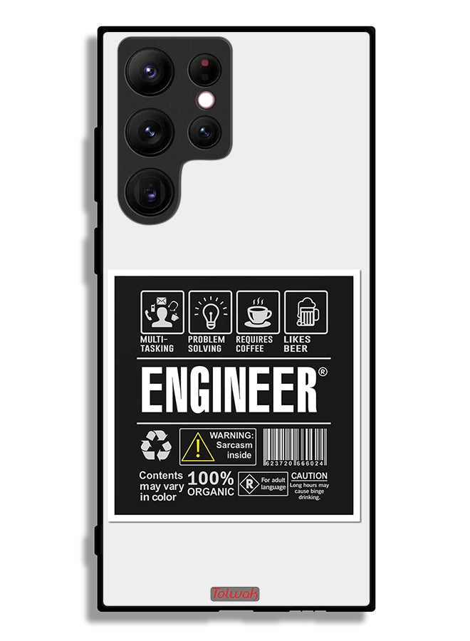 Tolwak Samsung Galaxy S22 Ultra 5G Protective Case Cover Engineer Sticker - Image 3