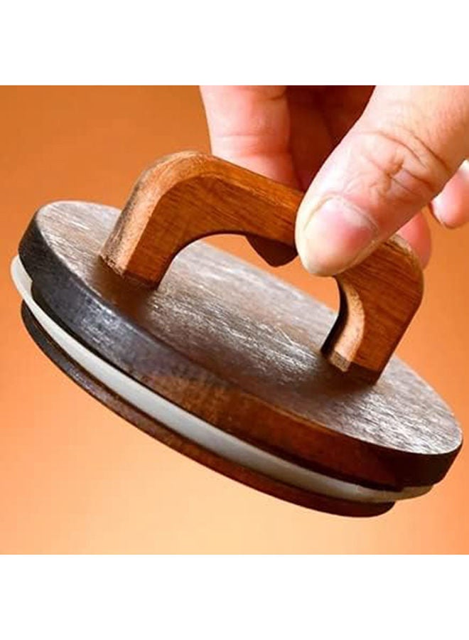 Home Box Zen Borosilicate Glass Storage Jar with Wooden Lid 900 ml - Image 2