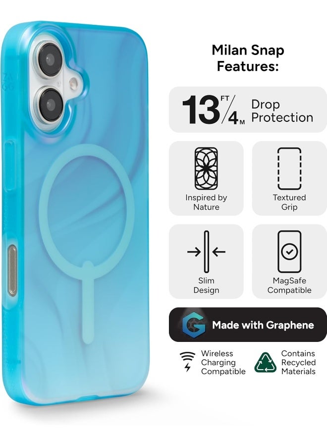 ZAGG Milan Snap Graphene-Reinforced Case Deep Aurora - Image 3