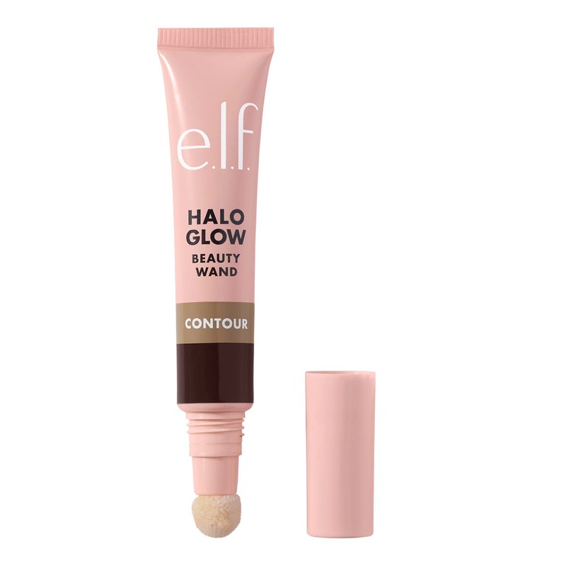 elf Halo Glow Contour Beauty Wand Liquid Contour Wand For A Naturally Sculpted Look Buildable Formula Vegan Crueltyfree DeepRich