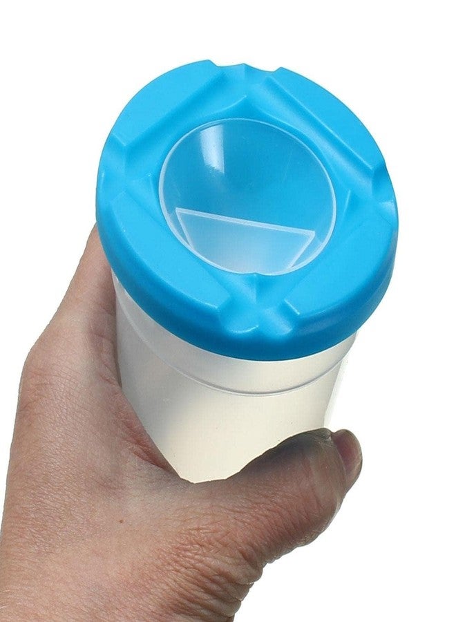 KRYTONE�Plastic Painting Brush and Water Holder Cup with Lid (Transparent) (2) - Image 4