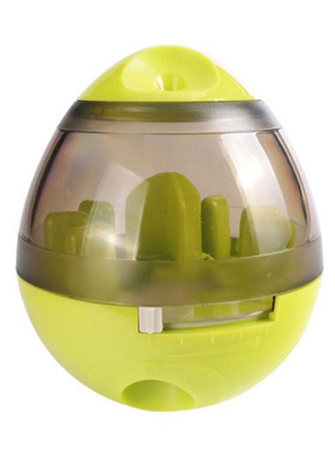 NIBEMINENT Food Dispensing Ball Tumbler Green/Clear 