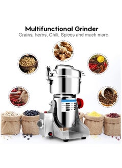 Arabest Electric Grain Grinder, Stainless Steel Powder Machine with Overload Protection and 5min Timer,Dry Food Grinding Machine for Bean, Seed, Nut  - Image 5