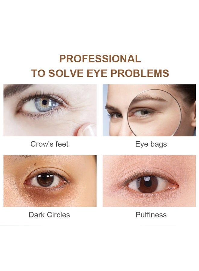 لينماي كريم العين بالكافيين ، كريم تحت العين للهالات السوداء والانتفاخ ، كريم مرطب مضاد للتجاعيد يقلل من التجاعيد ، أكياس تحت العين ، الهالات السوداء ، علاج شد العين (30 مل) - Image 5