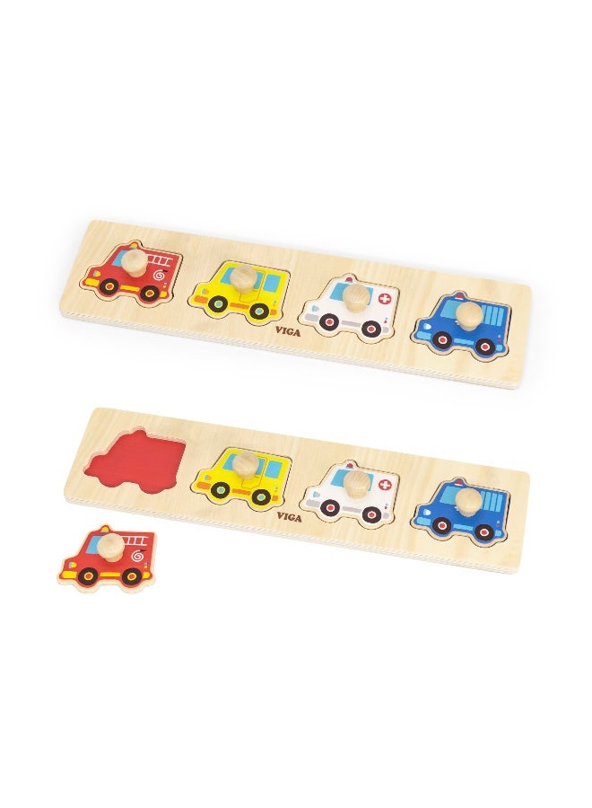 Viga Flat Puzzle - Vehicles - Image 1