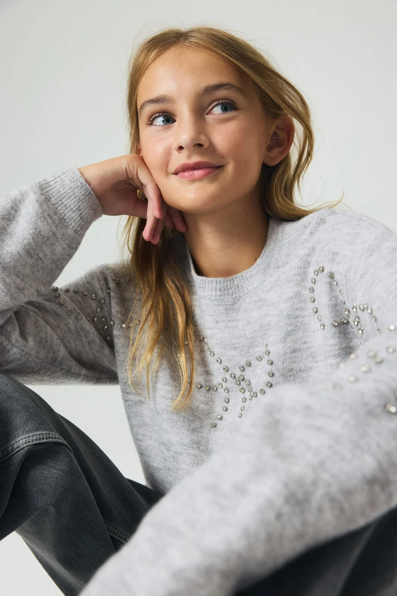 H&M Embellished jumper