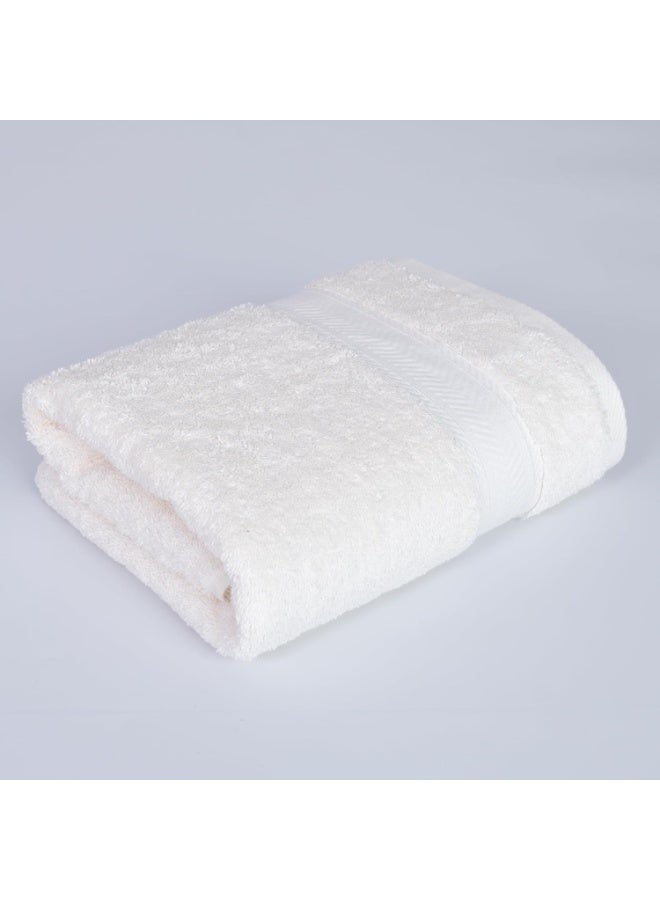 CANNON 100% Cotton Bath Towel Set - 2 Pack, 70x140cm, Cream - Image 3