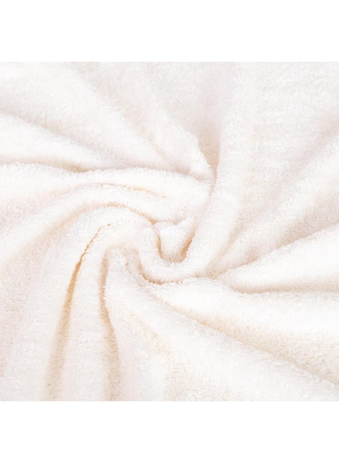 CANNON 100% Cotton Bath Towel Set - 2 Pack, 70x140cm, Cream - Image 4