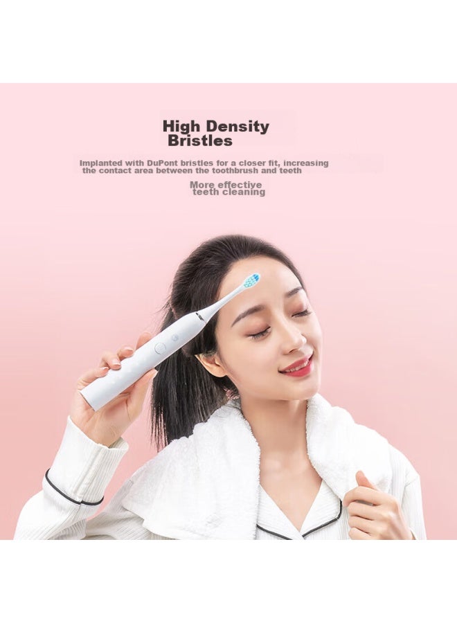 JD.com Jd Jingzao Electric Toothbrush Heads, Dupont High-elasticity Bristles, 2-pack, White Children's Electric Toothbrush Replacement Heads - Image 2