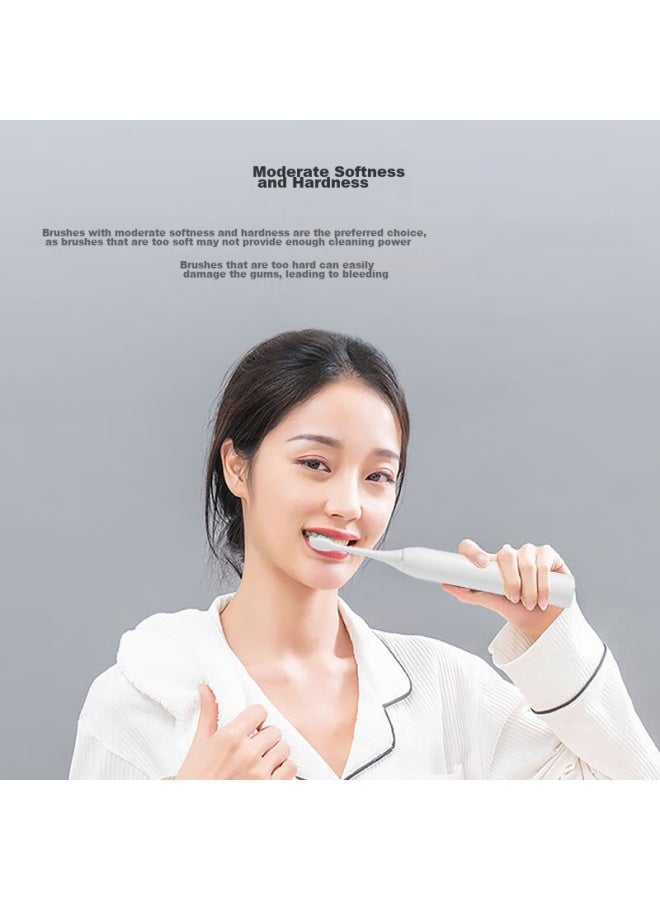 JD.com Jd Jingzao Electric Toothbrush Heads, Dupont High-elasticity Bristles, 2-pack, White Children's Electric Toothbrush Replacement Heads - Image 5